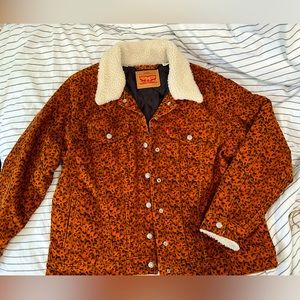 Levi’s cheetah print jacket